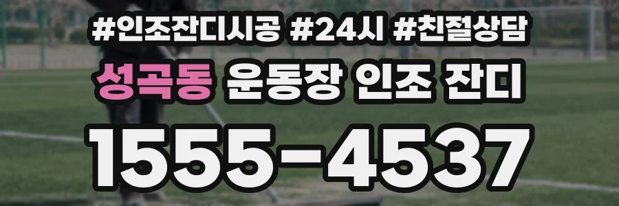 성곡동 운동장 인조 잔디