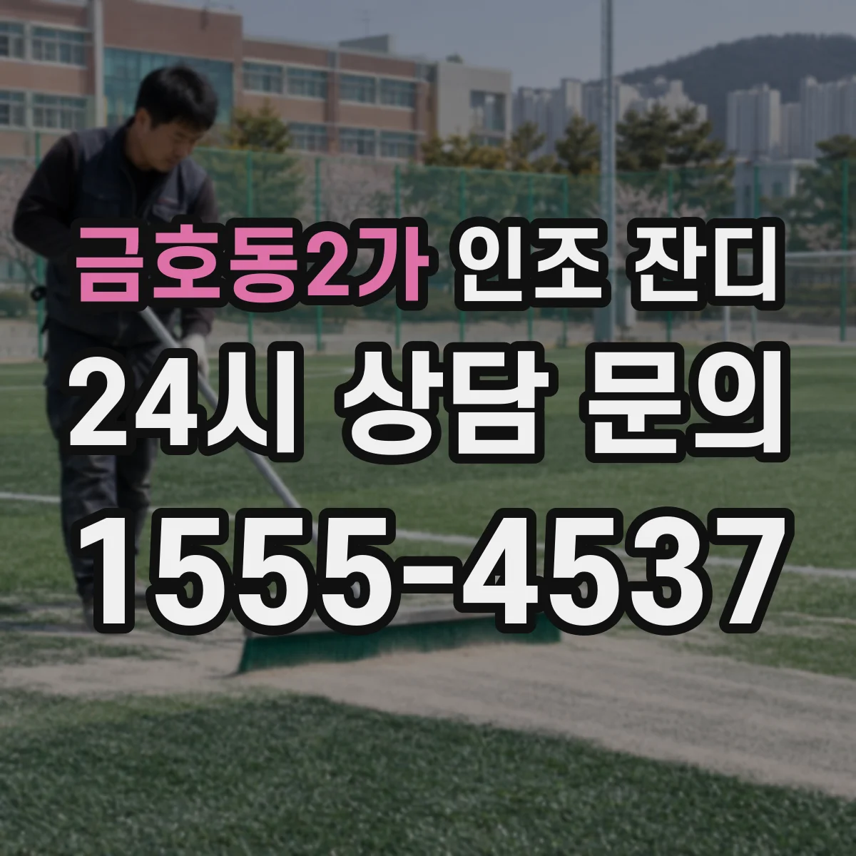 금호동2가 인조 잔디