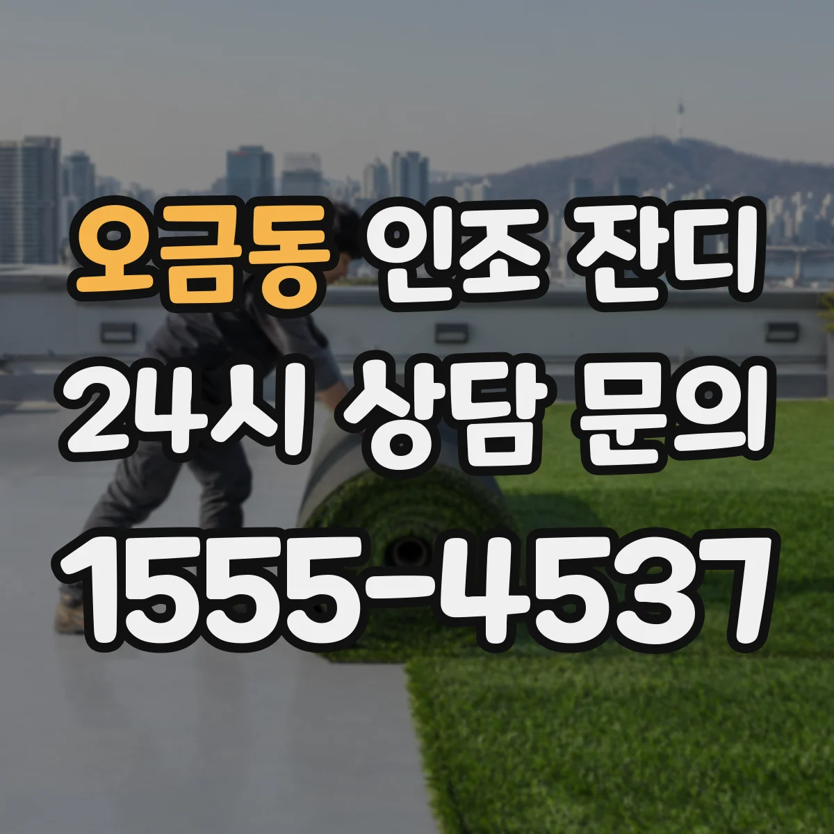 오금동 인조 잔디