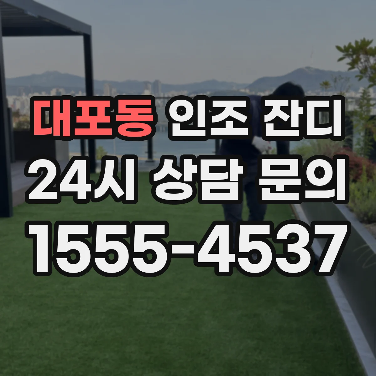 대포동 인조 잔디
