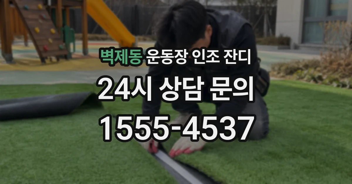 벽제동 운동장 인조 잔디