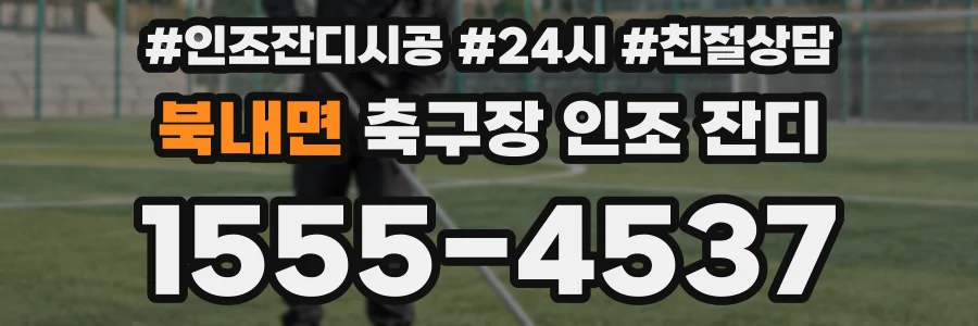 북내면 축구장 인조 잔디