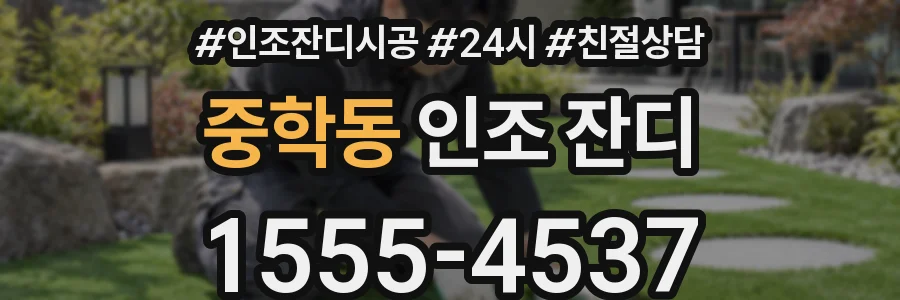 중학동 인조 잔디