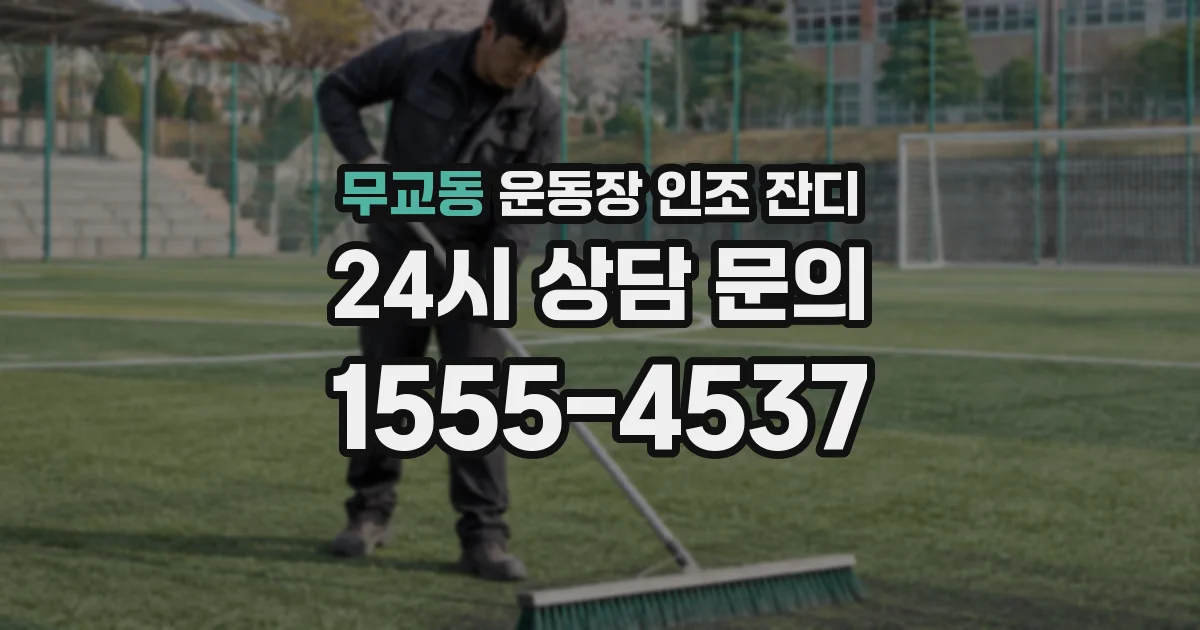 무교동 운동장 인조 잔디