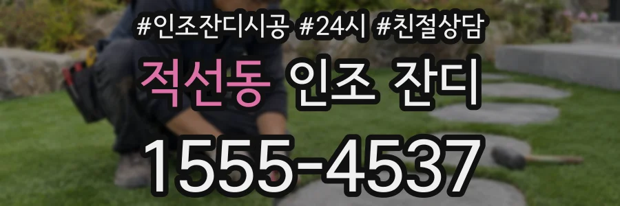 적선동 인조 잔디