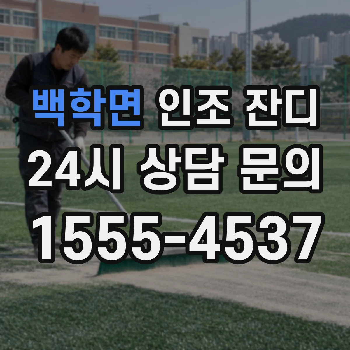 백학면 인조 잔디