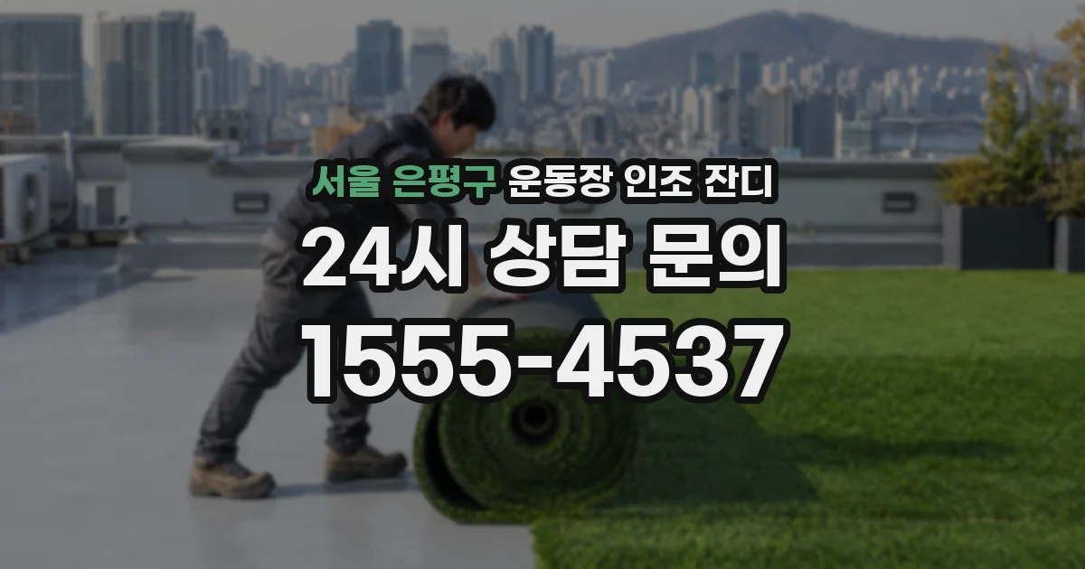 서울 은평구 운동장 인조 잔디