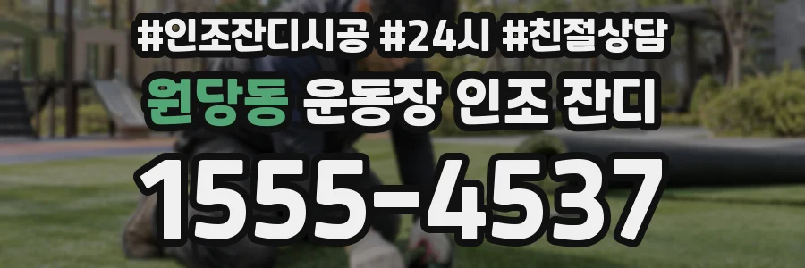 원당동 운동장 인조 잔디