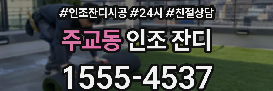 주교동 인조 잔디