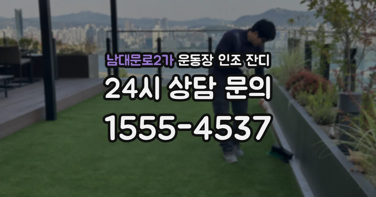 남대문로2가 운동장 인조 잔디