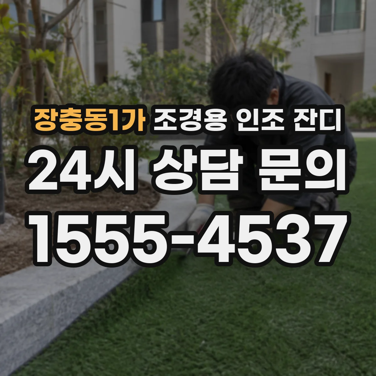 장충동1가 조경용 인조 잔디