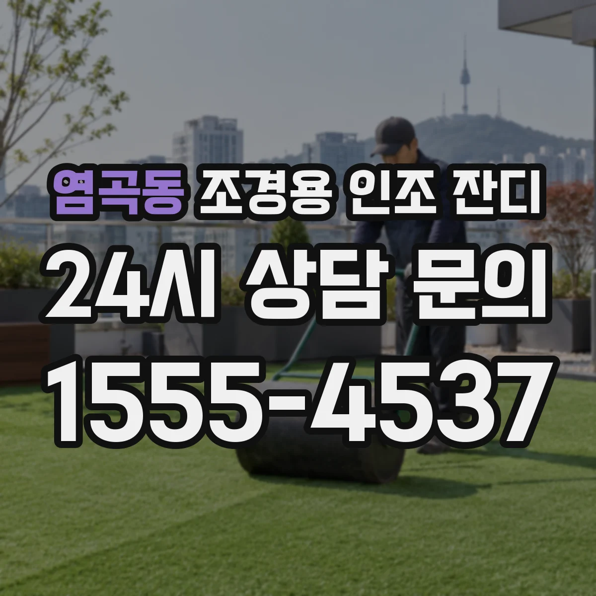 염곡동 조경용 인조 잔디