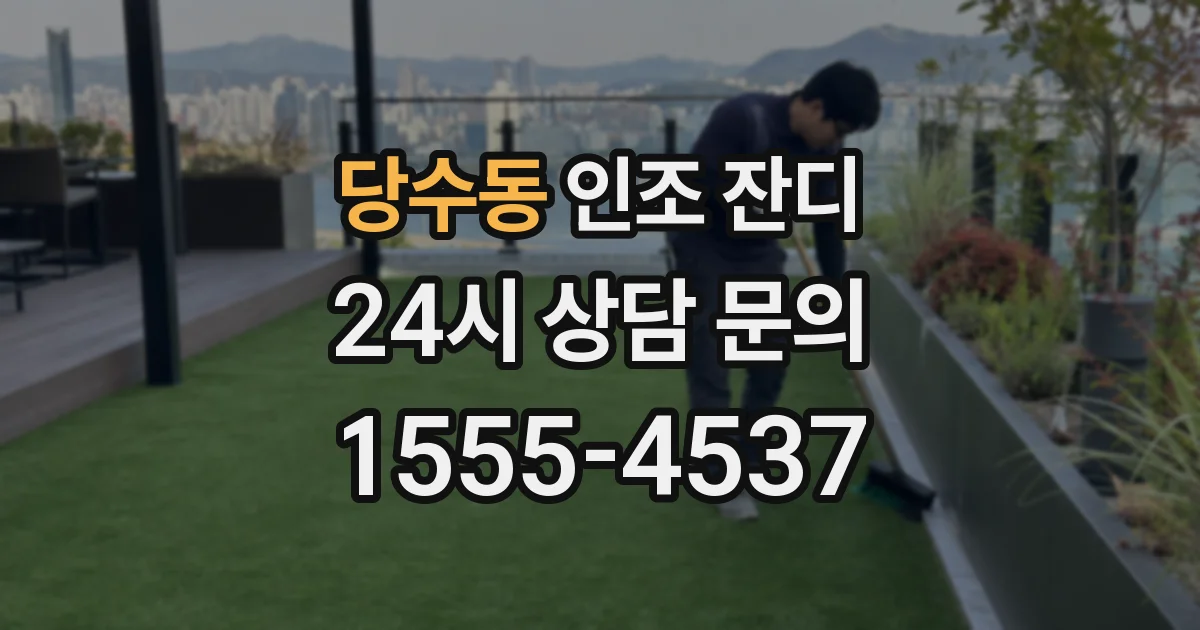 당수동 인조 잔디