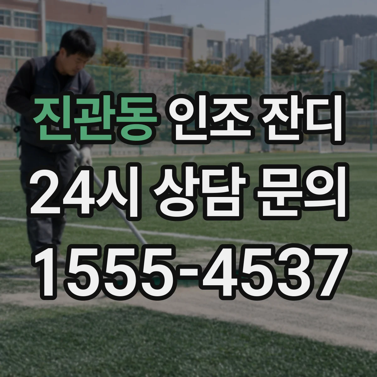 진관동 인조 잔디