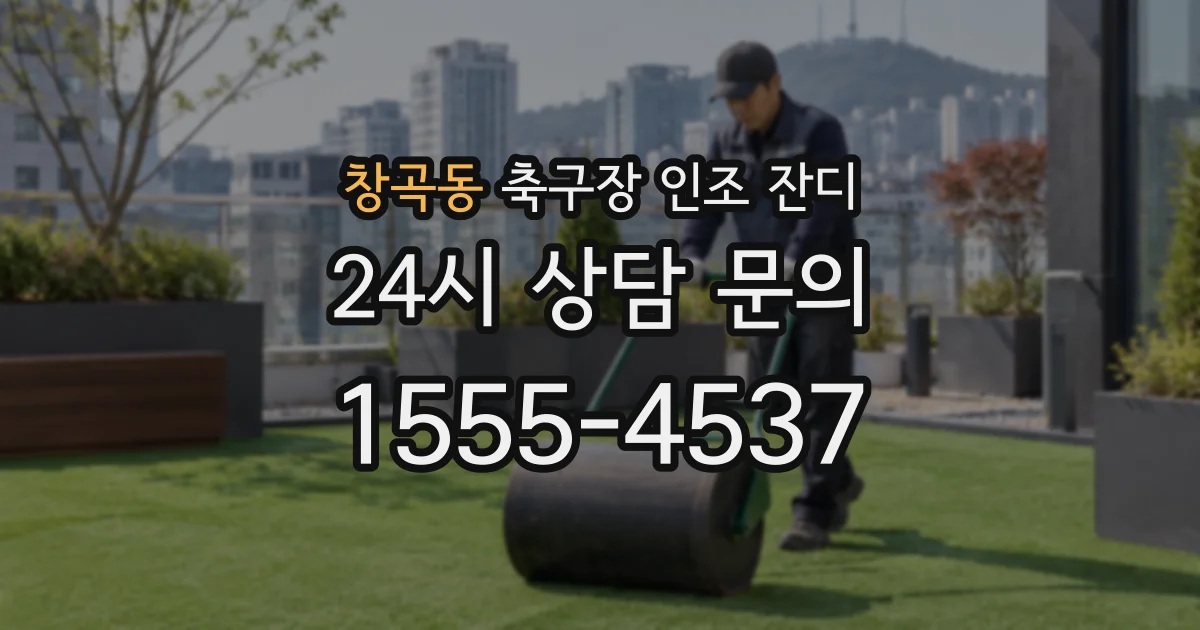 창곡동 축구장 인조 잔디
