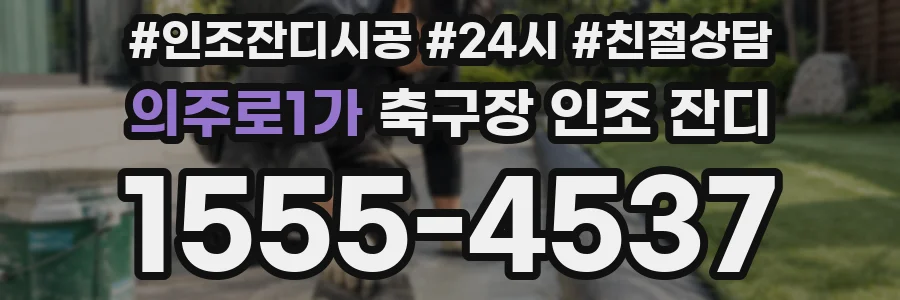 의주로1가 축구장 인조 잔디