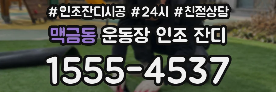 맥금동 운동장 인조 잔디