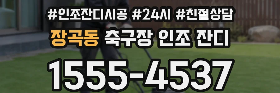 장곡동 축구장 인조 잔디