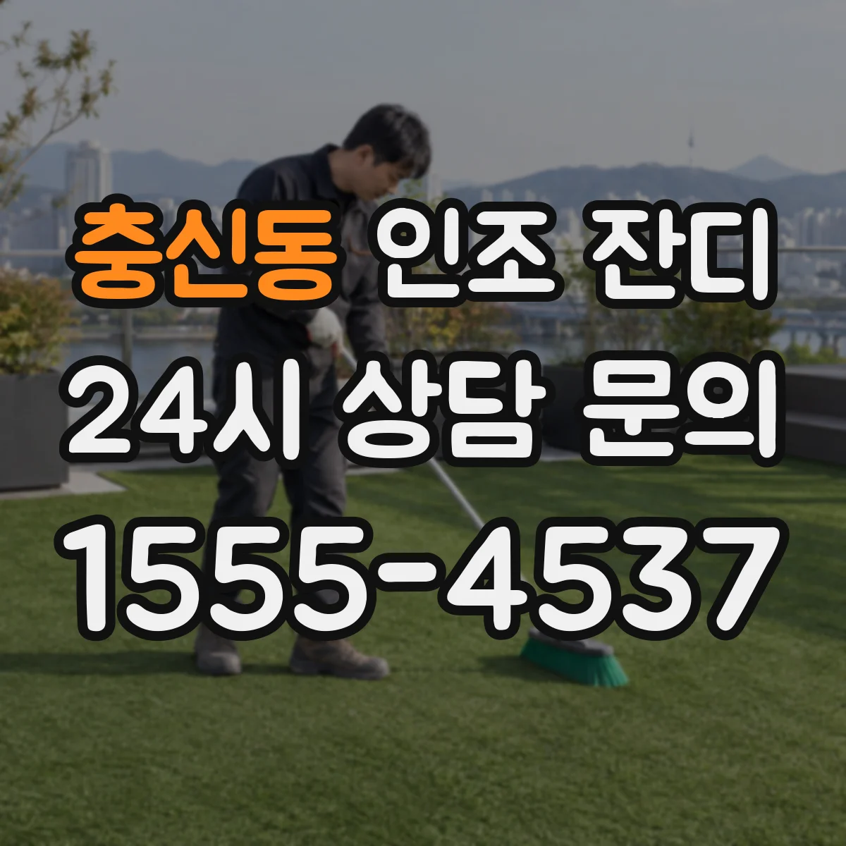 충신동 인조 잔디