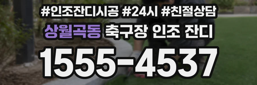 상월곡동 축구장 인조 잔디