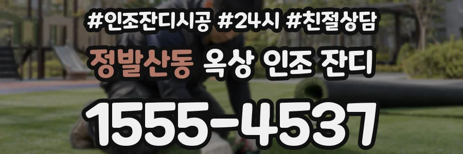 정발산동 옥상 인조 잔디