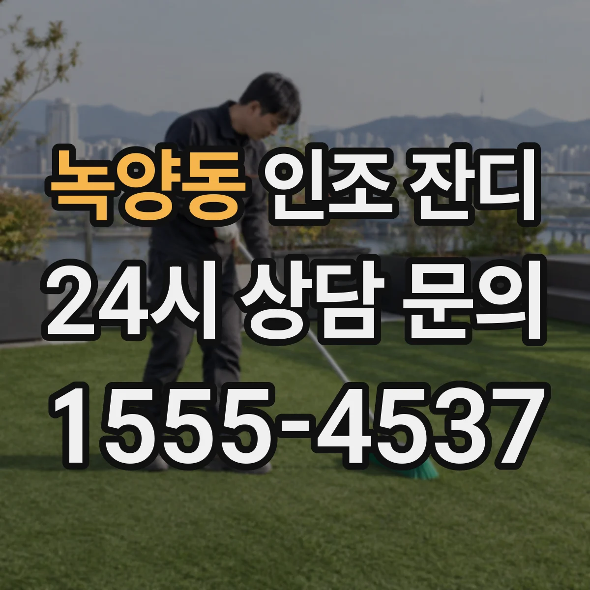 녹양동 인조 잔디