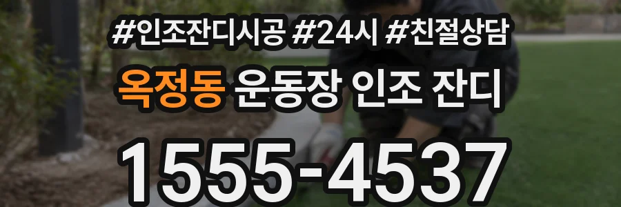 옥정동 운동장 인조 잔디