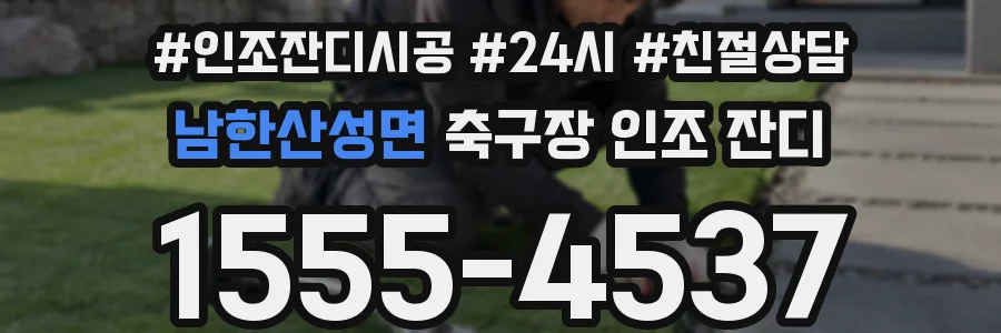 남한산성면 축구장 인조 잔디