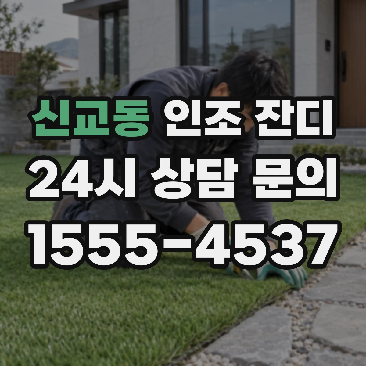 신교동 인조 잔디
