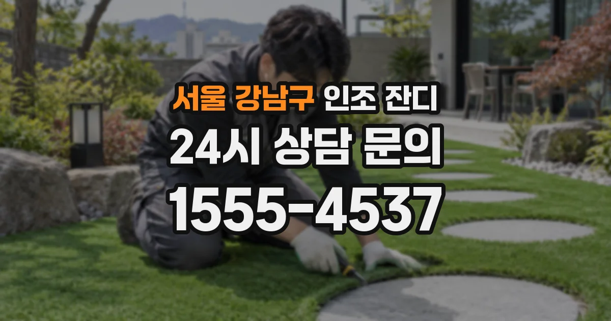 서울 강남구 인조 잔디