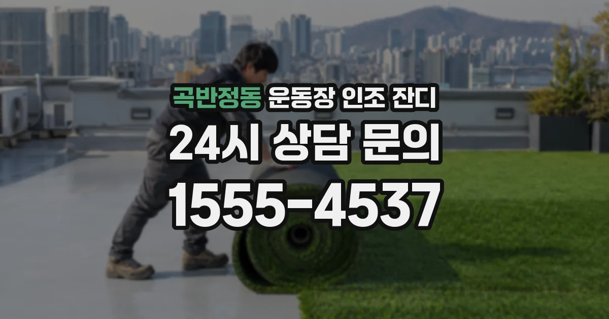 곡반정동 운동장 인조 잔디