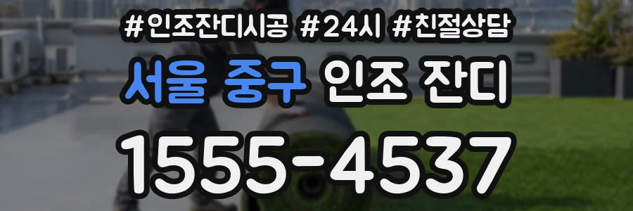 서울 중구 인조 잔디