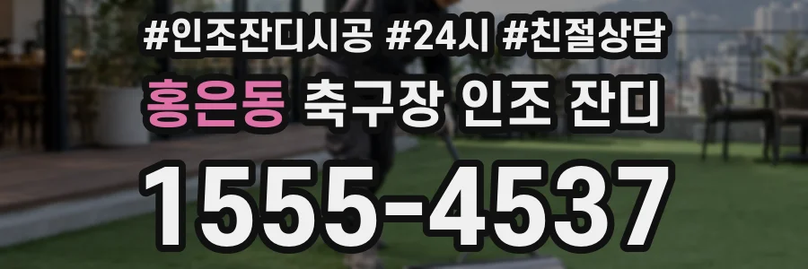 홍은동 축구장 인조 잔디