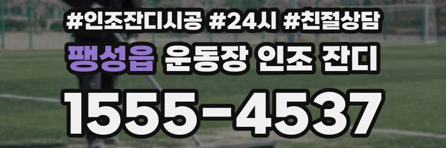 팽성읍 운동장 인조 잔디