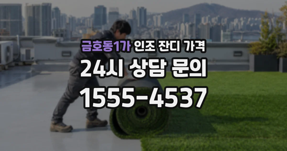 금호동1가 인조 잔디 가격