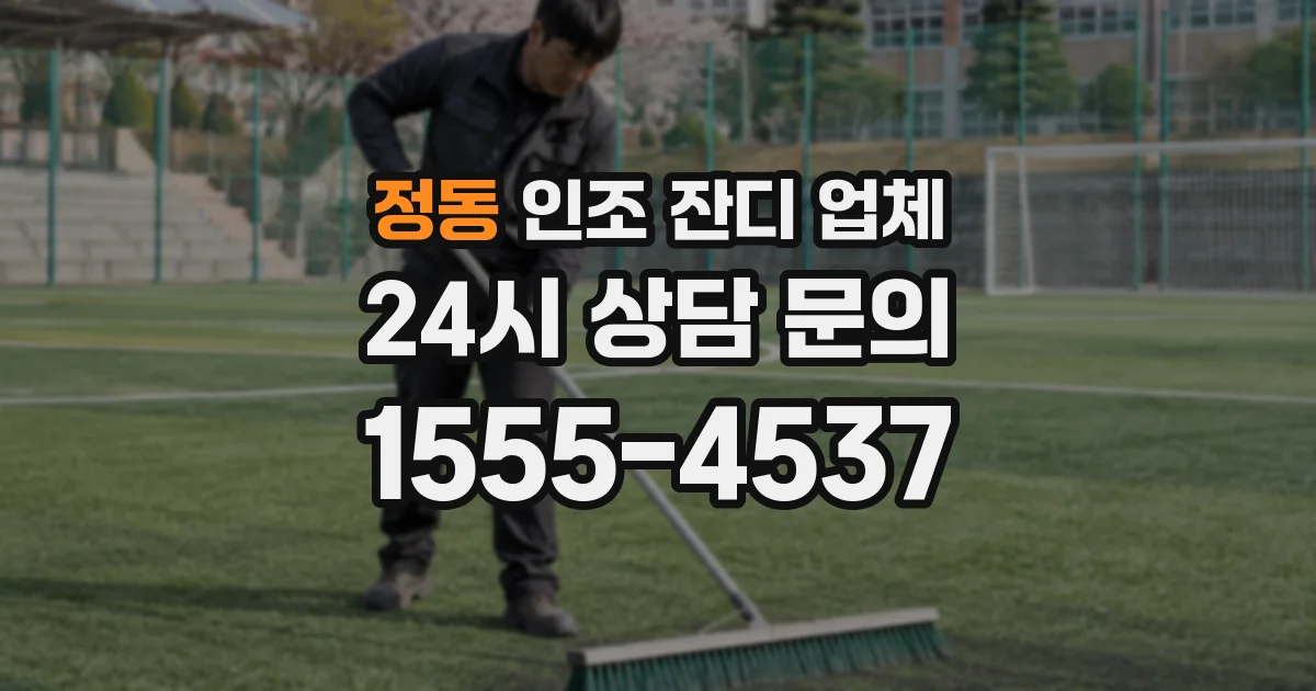 정동 인조 잔디 업체