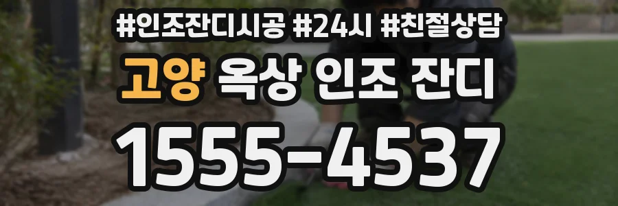 고양 옥상 인조 잔디