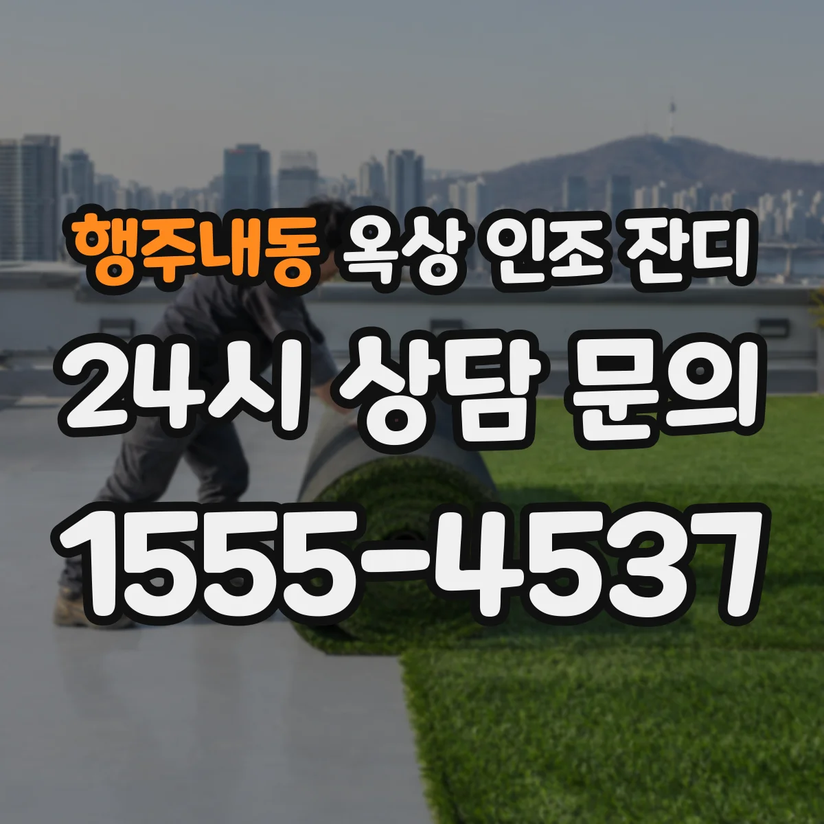행주내동 옥상 인조 잔디