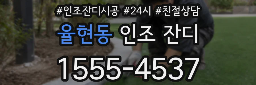 율현동 인조 잔디
