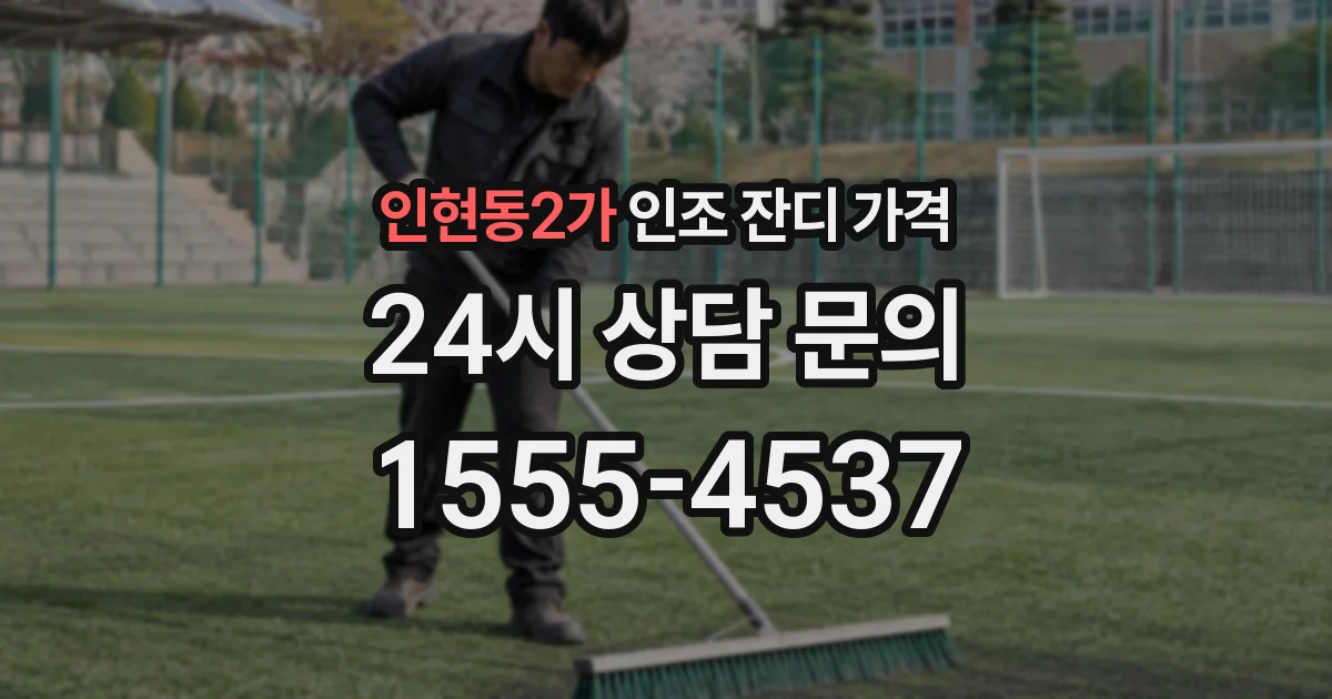 인현동2가 인조 잔디 가격