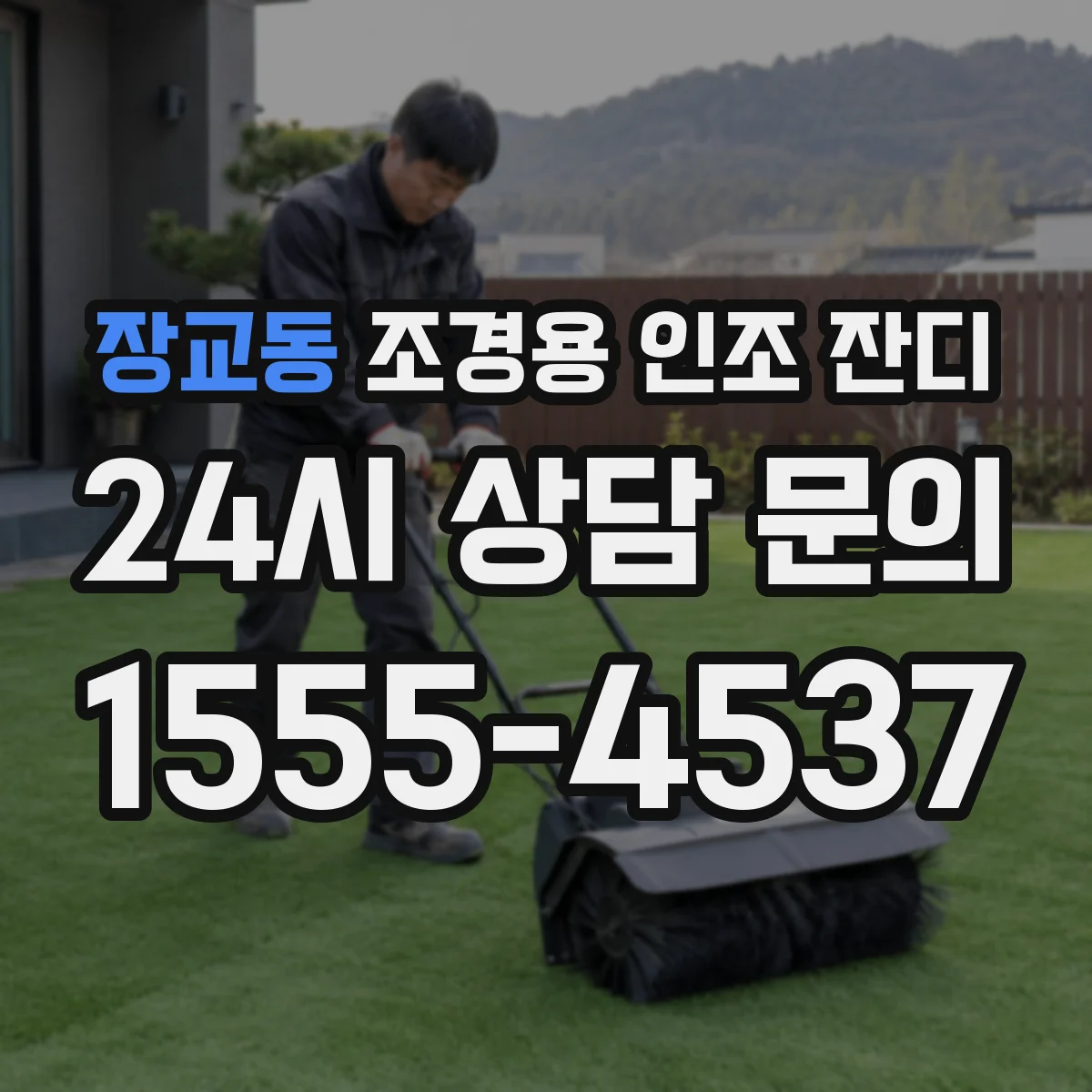 장교동 조경용 인조 잔디
