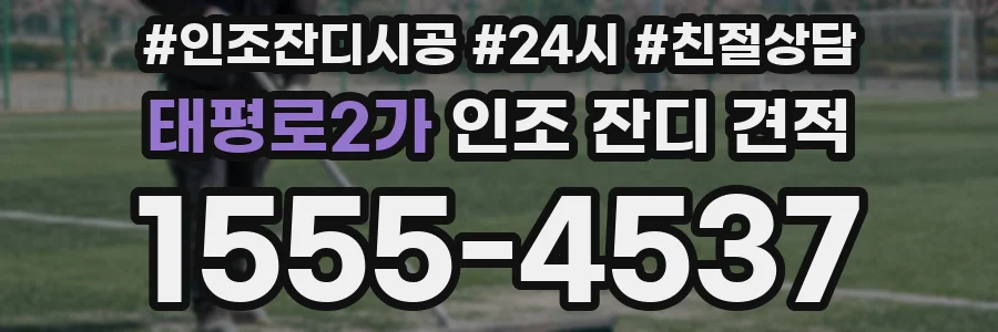태평로2가 인조 잔디 견적