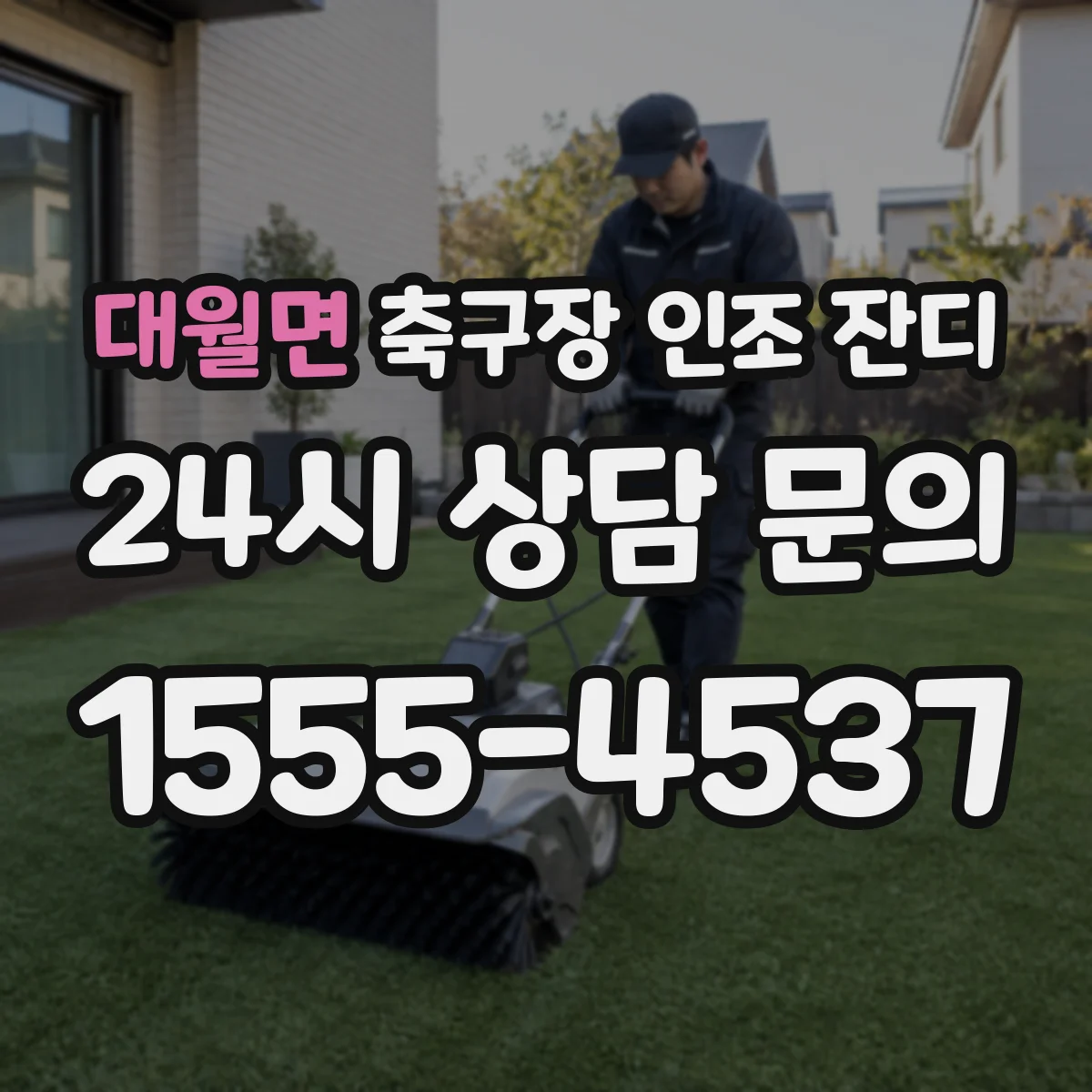 대월면 축구장 인조 잔디