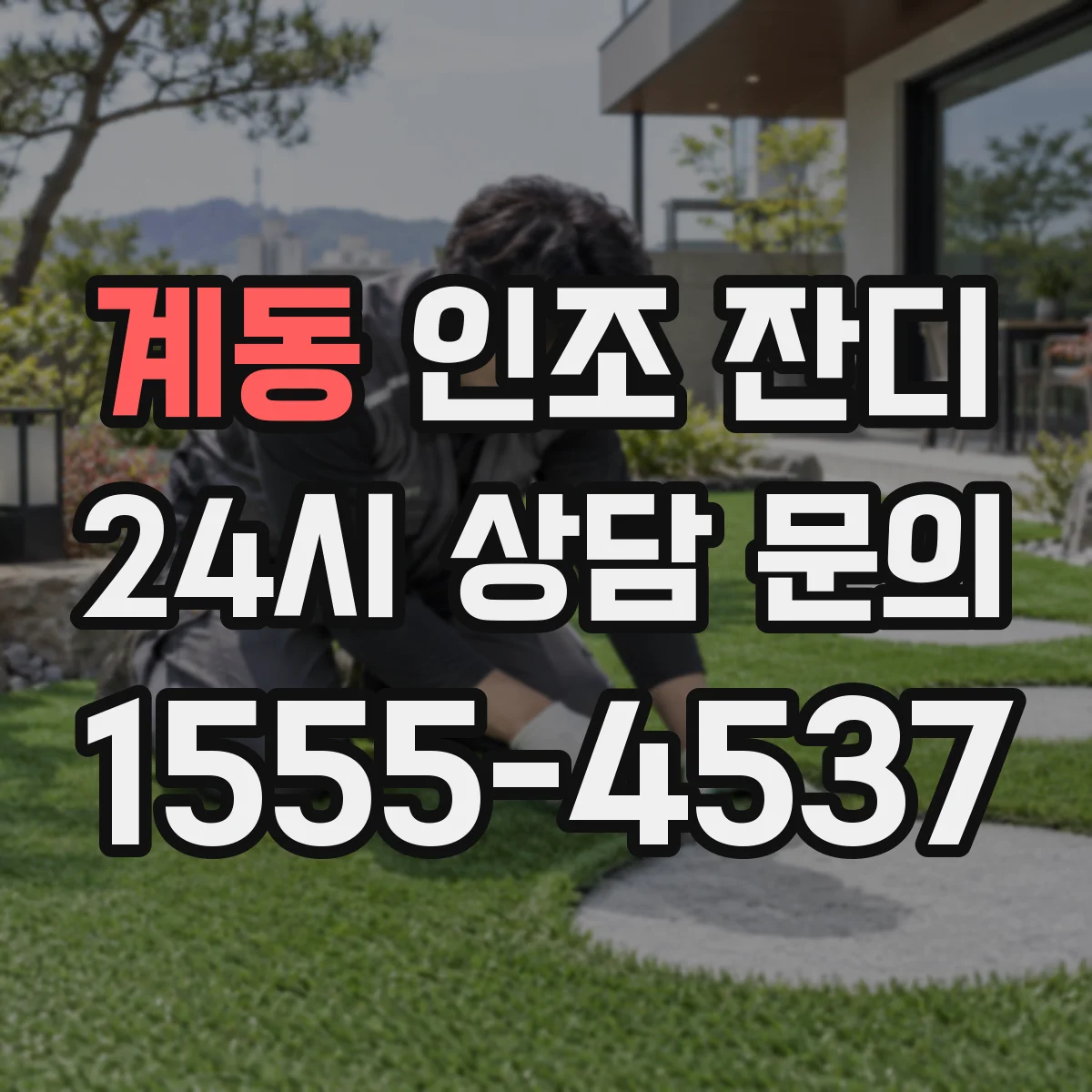 계동 인조 잔디