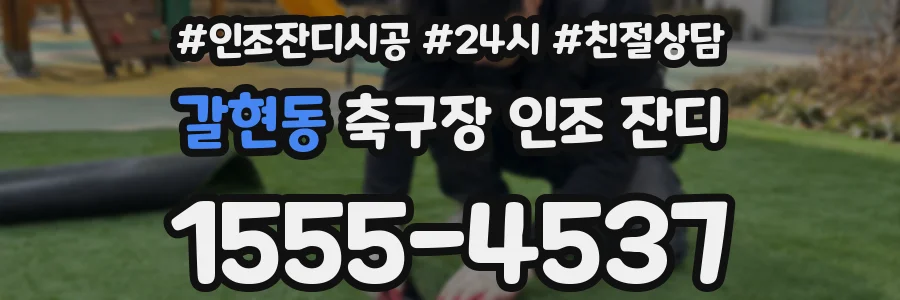 갈현동 축구장 인조 잔디