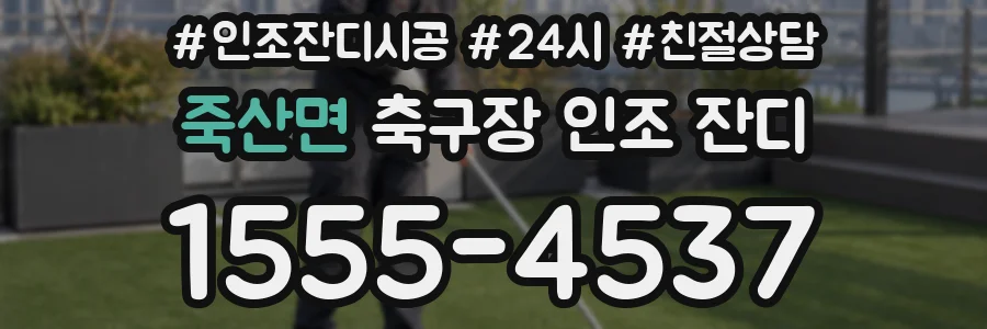 죽산면 축구장 인조 잔디