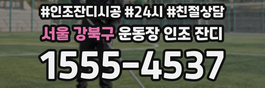 서울 강북구 운동장 인조 잔디