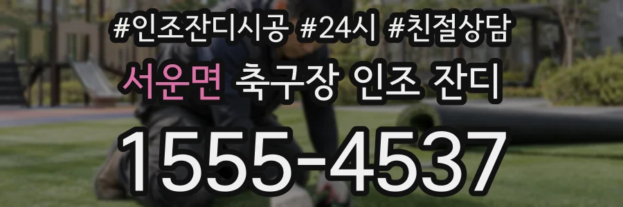 서운면 축구장 인조 잔디