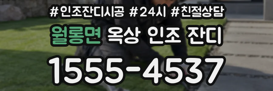 월롱면 옥상 인조 잔디