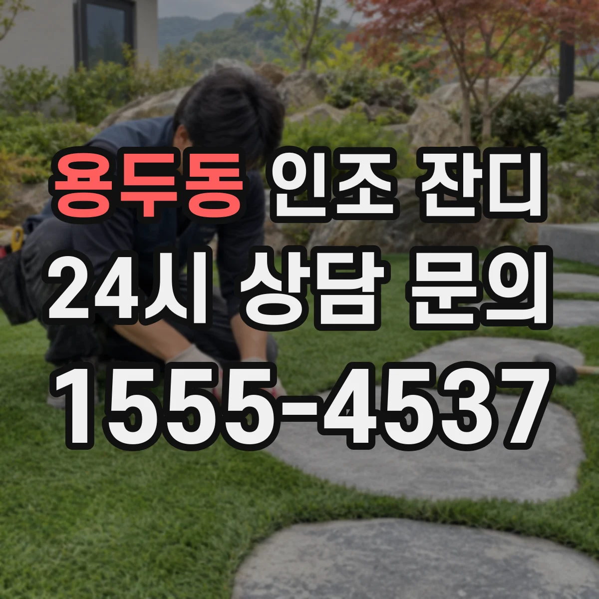 용두동 인조 잔디